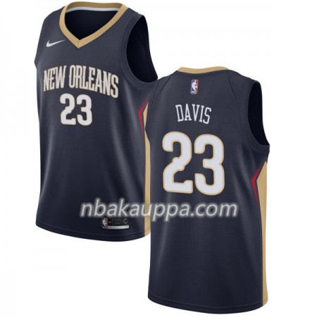 New Orleans Pelicans Anthony Davis 23 Nike 2017-18 Navy Pelipaidat Swingman - Miesten
